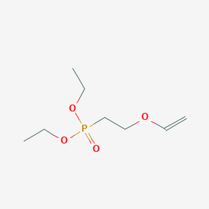 molecular formula C8H17O4P B14123138 Diethyl (2-(vinyloxy)ethyl)phosphonate 
