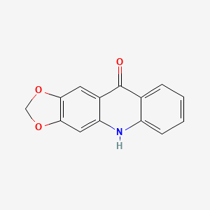 molecular formula C14H9NO3 B14123159 5h-[1,3]Dioxolo[4,5-b]acridin-10-one 