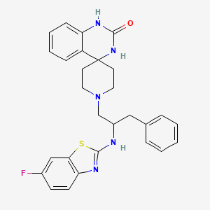 molecular formula C28H28FN5OS B14123262 Nvs ZP7 4; nvszp74 