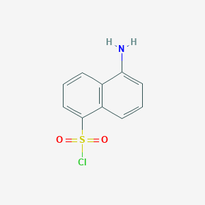 molecular formula C10H8ClNO2S B141233 5-aminonaphthalene-1-sulfonyl Chloride CAS No. 145061-31-0