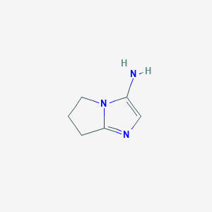 molecular formula C6H9N3 B1412331 6,7-Dihydro-5H-pyrrolo[1,2-a]imidazol-3-amine CAS No. 1507681-94-8