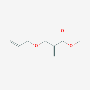 molecular formula C8H12O3 B14123317 Methyl alpha-allyloxymethylacrylate CAS No. 219828-90-7