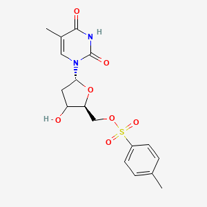 molecular formula C17H20N2O7S B14123336 5'-Tosylthymidine 