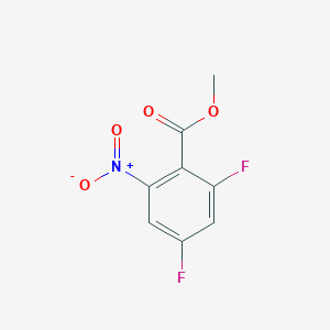 molecular formula C8H5F2NO4 B1412339 Methyl 2,4-difluoro-6-nitrobenzoate CAS No. 1807183-16-9