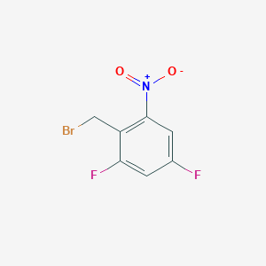 molecular formula C7H4BrF2NO2 B1412340 2,4-Difluoro-6-nitrobenzyl bromide CAS No. 1803827-24-8