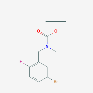 molecular formula C13H17BrFNO2 B1412353 Tert-butyl 5-bromo-2-fluorobenzyl(methyl)carbamate CAS No. 1704069-58-8