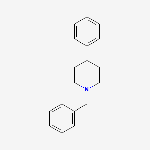 molecular formula C18H21N B14123632 1-Benzyl-4-phenylpiperidine CAS No. 19015-37-3