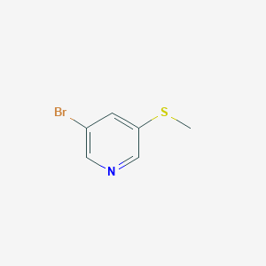 molecular formula C6H6BrNS B141238 3-Bromo-5-(methylthio)pyridine CAS No. 142137-18-6