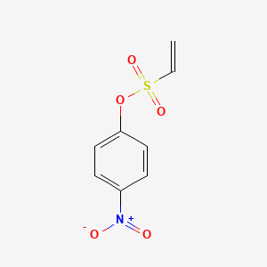molecular formula C8H7NO5S B14123843 4-Nitrophenyl ethenesulfonate CAS No. 3058-53-5