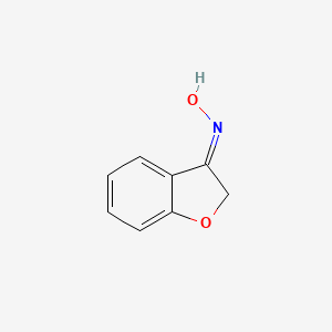 molecular formula C8H7NO2 B14123853 (Z)-benzofuran-3(2H)-one oxime 