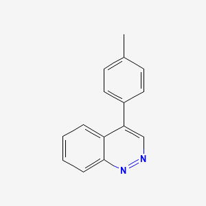 molecular formula C15H12N2 B14123889 4-(4-Methylphenyl)cinnoline 
