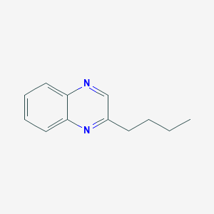 molecular formula C12H14N2 B14123919 2-Butylquinoxaline 