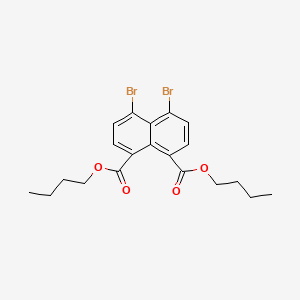 molecular formula C20H22Br2O4 B14123924 Dibutyl 4,5-dibromonaphthalene-1,8-dicarboxylate 
