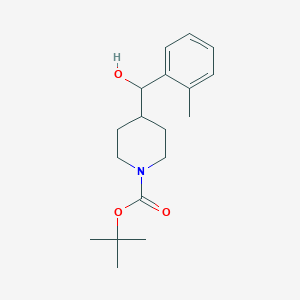 tert-Butyl 4-(hydroxy(o-tolyl)methyl)-piperidine-1-carboxylate