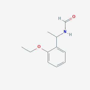 molecular formula C11H15NO2 B14124037 N-[1-(2-ethoxyphenyl)ethyl]formamide CAS No. 1031927-89-5