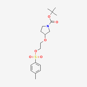 tert-Butyl 3-(2-(tosyloxy)ethoxy)pyrrolidine-1-carboxylate