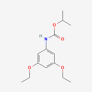molecular formula C14H21NO4 B14124061 Propan-2-yl (3,5-diethoxyphenyl)carbamate CAS No. 89078-37-5