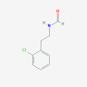 molecular formula C9H10ClNO B14124108 N-[2-(2-chlorophenyl)ethyl]formamide 