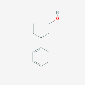 molecular formula C11H14O B14124147 3-Phenylpent-4-en-1-ol 