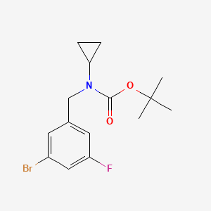 Tert-butyl 3-bromo-5-fluorobenzyl(cyclopropyl)carbamate