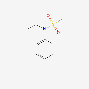 molecular formula C10H15NO2S B14124161 N-Ethyl-N-(4-methylphenyl)methanesulfonamide CAS No. 89278-71-7