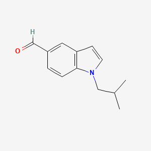 1-(2-Methylpropyl)-1H-indole-5-carbaldehyde