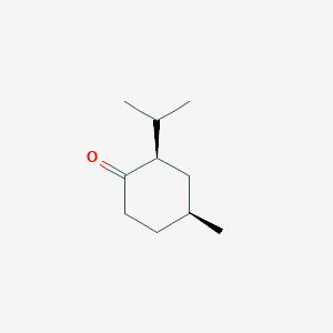 molecular formula C10H18O B141242 (2R,4S)-4-Methyl-2-propan-2-ylcyclohexan-1-one CAS No. 150024-90-1