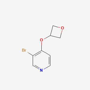 molecular formula C8H8BrNO2 B1412428 3-Bromo-4-(oxetan-3-yloxy)pyridine CAS No. 1594780-20-7