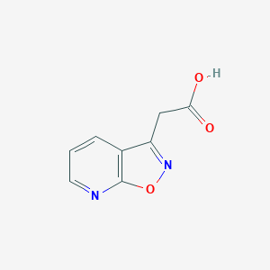 molecular formula C8H6N2O3 B14124437 Isoxazolo[5,4-b]pyridine-3-acetic acid CAS No. 58035-54-4