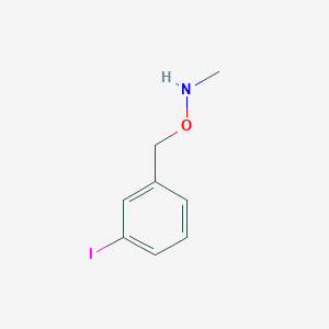 molecular formula C8H10INO B1412444 Methanamine, N-[(3-iodophenyl)methoxy]- CAS No. 912549-21-4