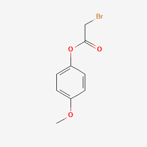 molecular formula C9H9BrO3 B14124465 Bromoacetic acid, 4-methoxyphenyl ester 
