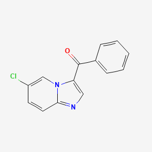 molecular formula C14H9ClN2O B1412456 (6-Chloroimidazo[1,2-a]pyridin-3-yl)(phenyl)methanone CAS No. 1634647-81-6