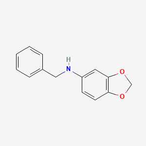 molecular formula C14H13NO2 B14124572 N-Benzylbenzo[d][1,3]dioxol-5-amine 