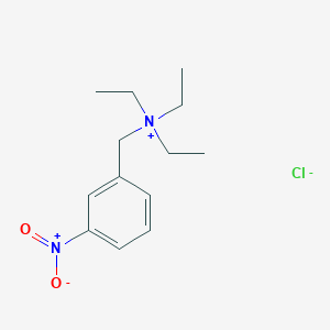 molecular formula C13H21ClN2O2 B14124596 N,N-Diethyl-N-(3-nitrobenzyl)ethanaminium chloride CAS No. 34906-32-6