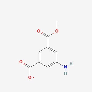 molecular formula C9H8NO4- B14124597 Monomethyl-5-Amino-Isophthalate 