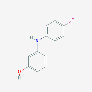 molecular formula C12H10FNO B14124645 3-(4-Fluorophenylamino)phenol 