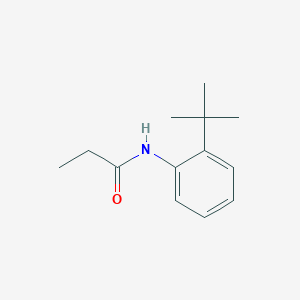 molecular formula C13H19NO B14124720 N-(2-tert-butylphenyl)propanamide 