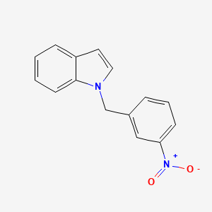 molecular formula C15H12N2O2 B14124758 1-(3-Nitrobenzyl)-1H-indole 