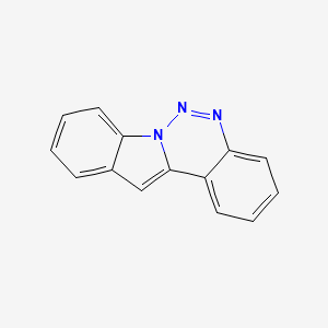 molecular formula C14H9N3 B14124806 Benzo[4,5][1,2,3]triazino[1,6-a]indole 