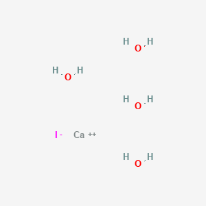 molecular formula CaH8IO4+ B14124814 Calcium;iodide;tetrahydrate 