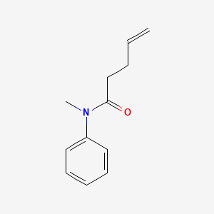 molecular formula C12H15NO B14124842 N-Methyl-N-phenylpent-4-enamide CAS No. 150983-21-4