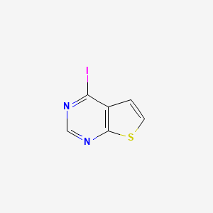 molecular formula C6H3IN2S B14124922 4-Iodothieno[2,3-d]pyrimidine CAS No. 18740-27-7