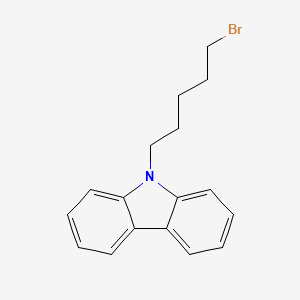 molecular formula C17H18BrN B14124941 9-(5-Bromopentyl)-9H-carbazole CAS No. 96576-85-1