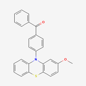 molecular formula C26H19NO2S B14124963 10-(4-benzoylphenyl)-2-methoxy-10H-phenothiazine 