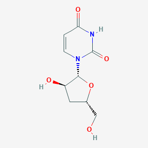molecular formula C9H12N2O5 B014125 3'-Deoxyuridine CAS No. 7057-27-4