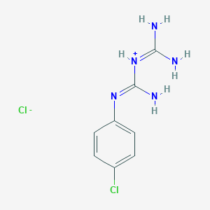 molecular formula C8H11Cl2N5 B141250 1-(4-Chlorophenyl)biguanide hydrochloride CAS No. 4022-81-5