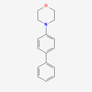 molecular formula C16H17NO B14125009 Morpholine, 4-[1,1'-biphenyl]-4-yl- CAS No. 169963-54-6