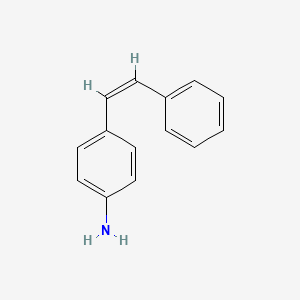 molecular formula C14H13N B14125013 cis-4-Aminostilbene CAS No. 19466-67-2
