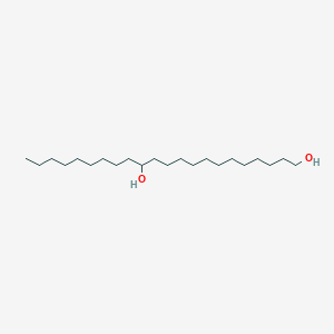 molecular formula C22H46O2 B14125246 Docosane-1,13-diol CAS No. 4397-81-3