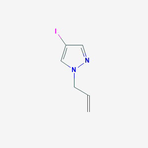 molecular formula C6H7IN2 B14125266 4-iodo-1-(prop-2-en-1-yl)-1H-pyrazole 